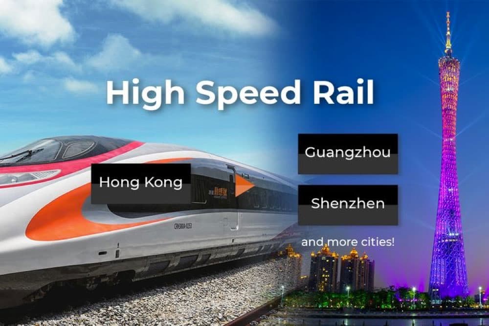 guangzhou to hongkong high speed rail
