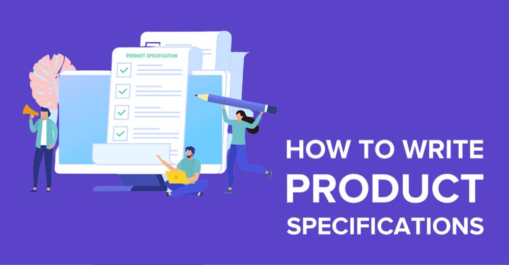 how to make product specification sheets