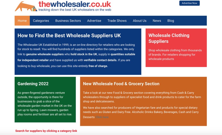 the wholesaler uk