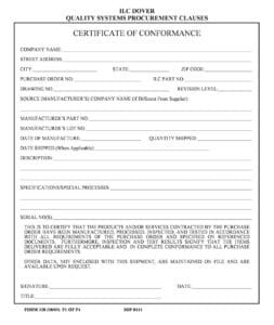 Certificate of Conformance (COC): What is It? How to Get One?