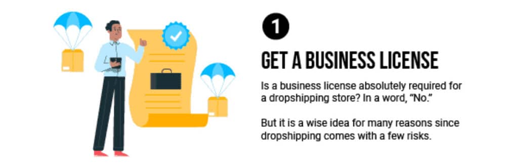 dropshipping business license