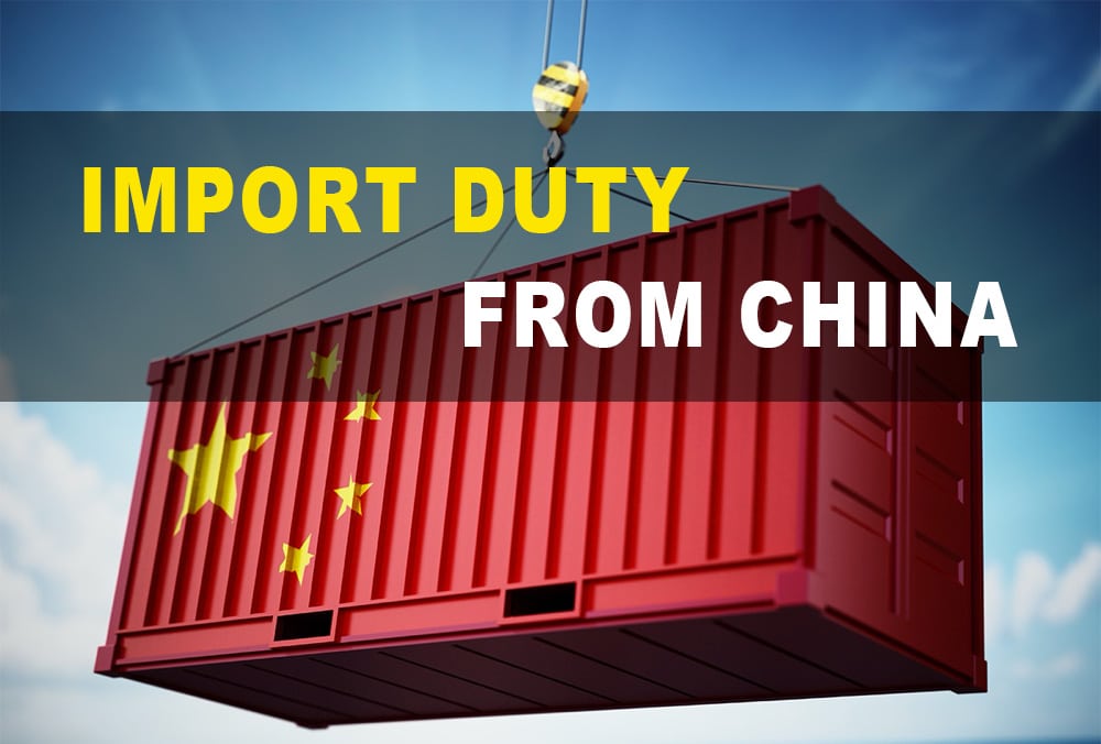 import duty from china
