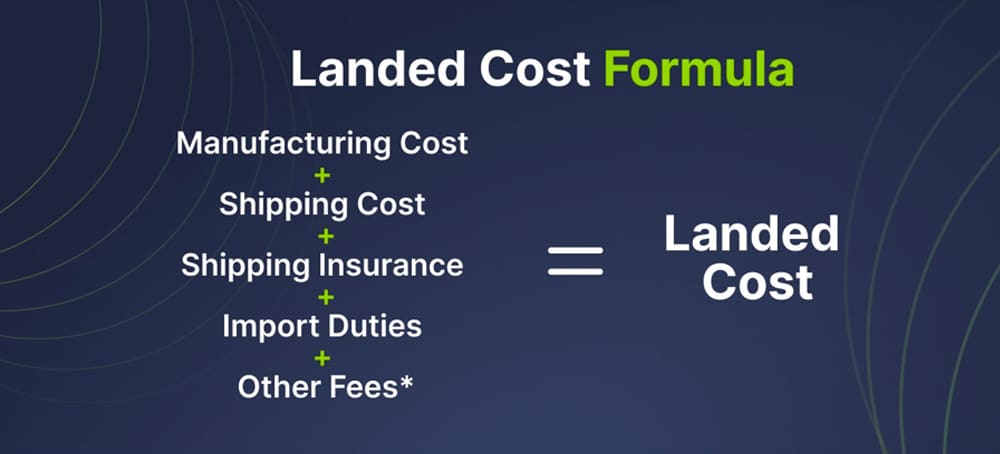 landed cost formula