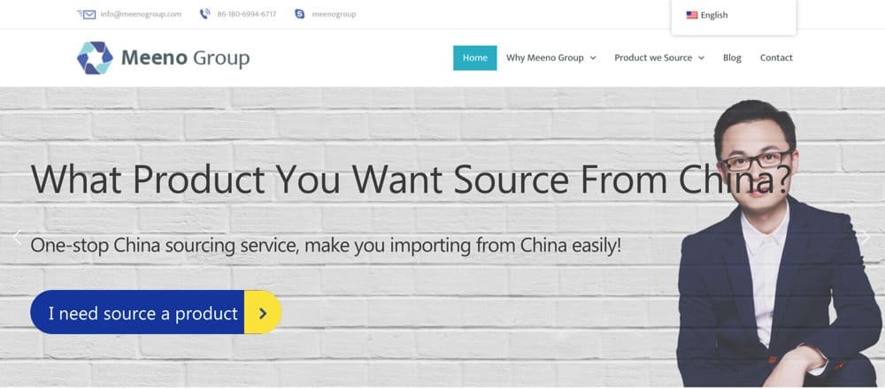 meeno group homepage