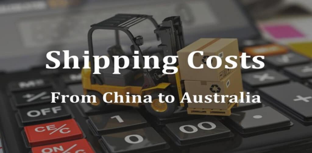 import from china to australia shipping cost