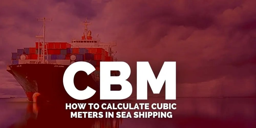 calculate cubic meters in sea shipping