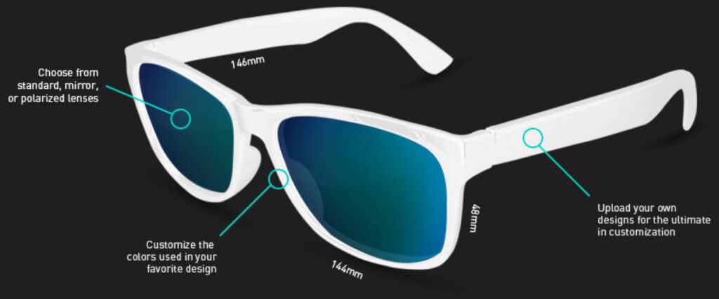how to customize wholesale sunglasses in china