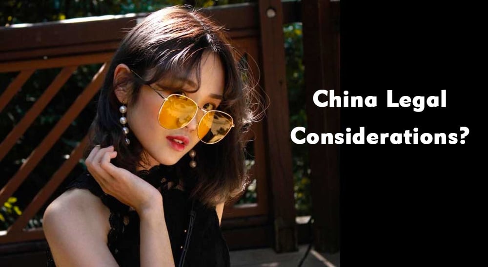 what legal considerations for wholesale sunglasses from china
