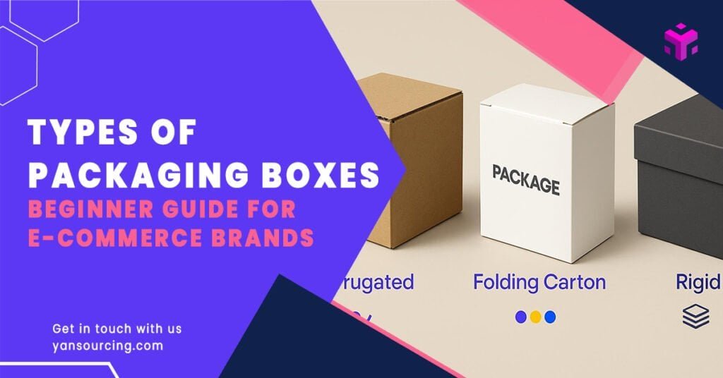 Types of Packaging Boxes: A Beginner-Friendly Guide for E-commerce Brands