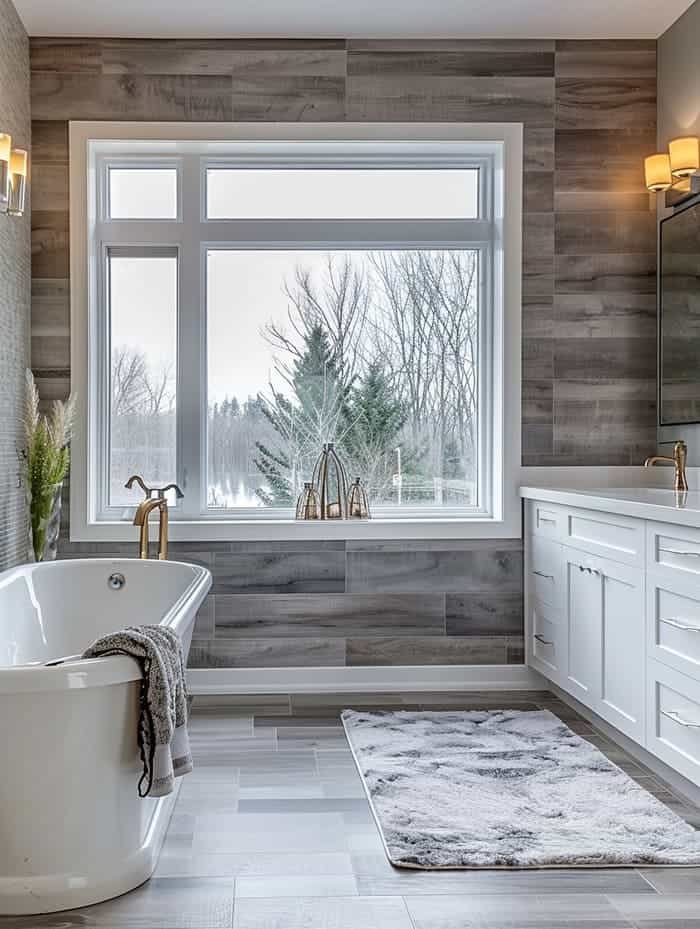 bathroom with white bathtub and sink
