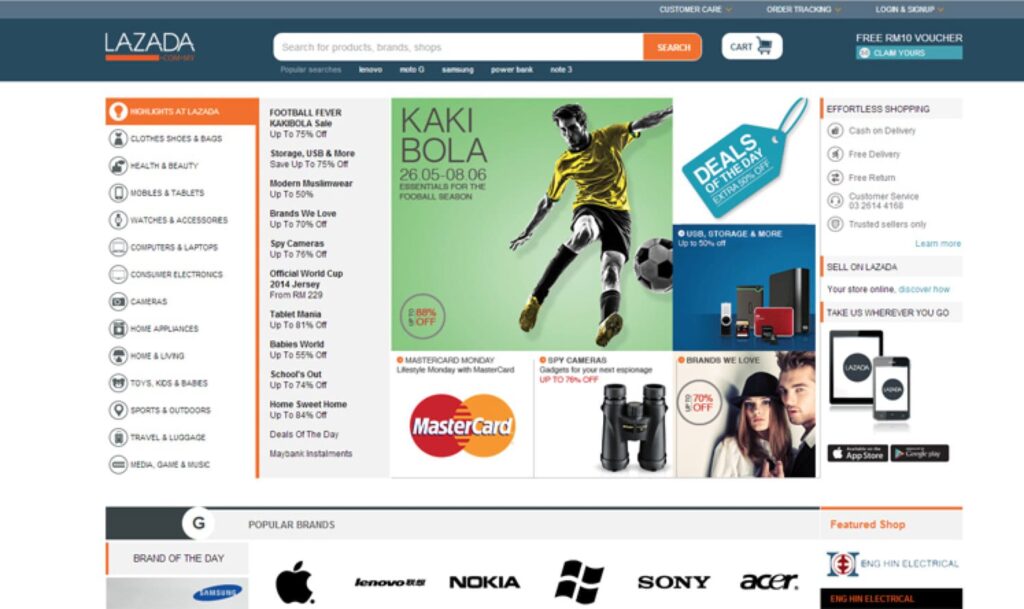 lazada website