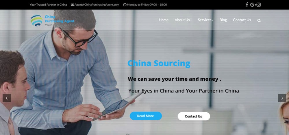 china purchasing agent homepage