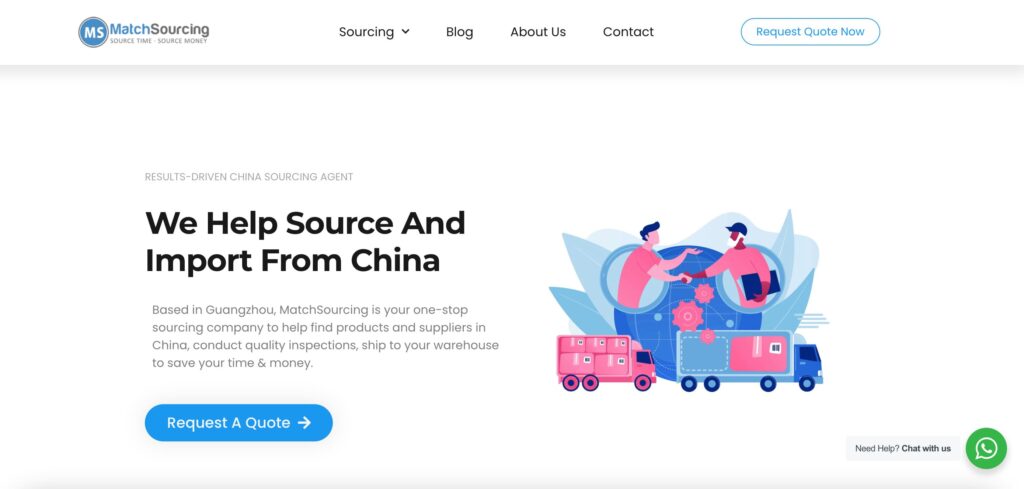 matchsourcing homepage