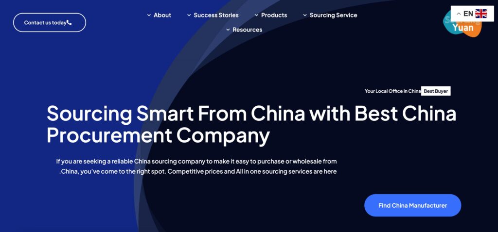 sourcingyuan homepage