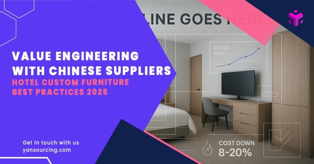How to Use Value Engineering with Chinese Factories to Hit Project Budgets (Hotel/Apartment Custom Furniture, 2025)