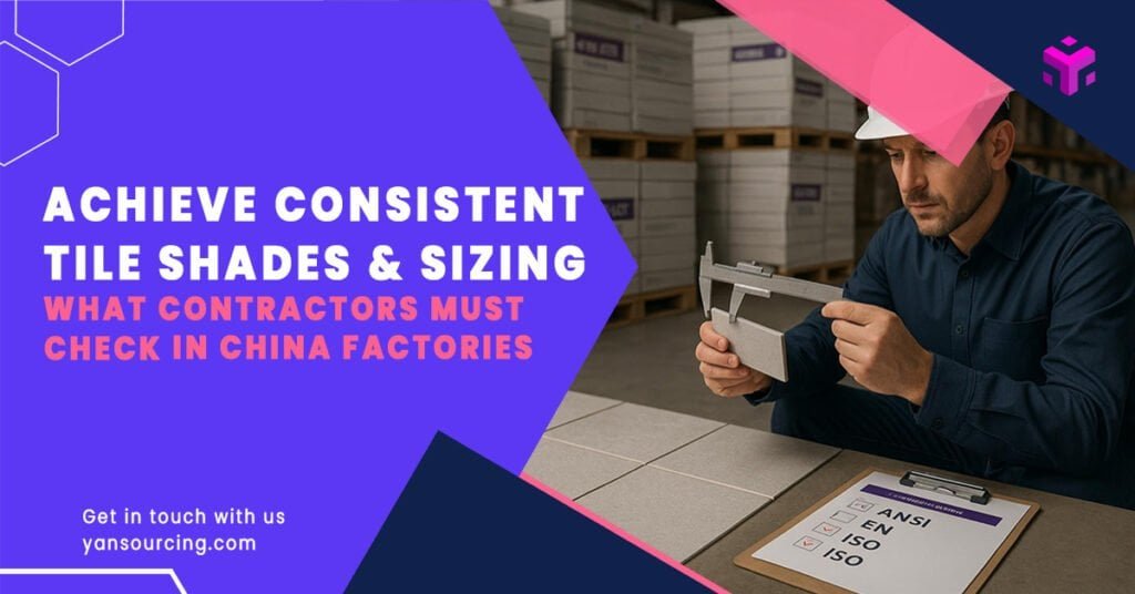 How to Control Color Variation and Size Tolerances in Tiles from China