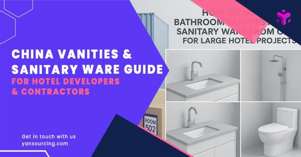 How to Source Bathroom Vanities and Sanitary Ware from China for Hotel Projects