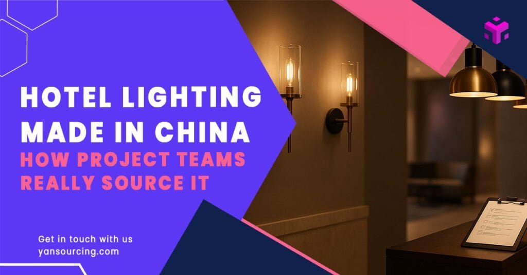 How to Source Lighting Fixtures from China for Hospitality Projects
