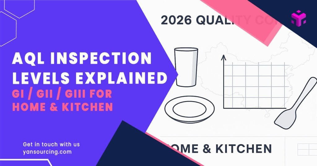 AQL in China 2026: Choose AQL Inspection Levels (GI/GII/GIII) for Home & Kitchen Orders
