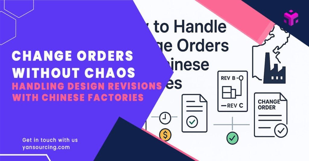 How to Handle Change Orders with Chinese Factories (Design Revisions Without Chaos)